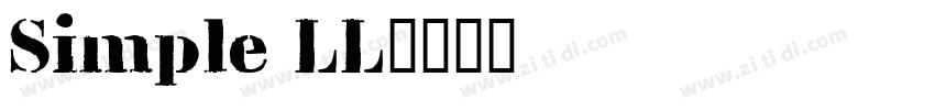 Simple LL字体转换